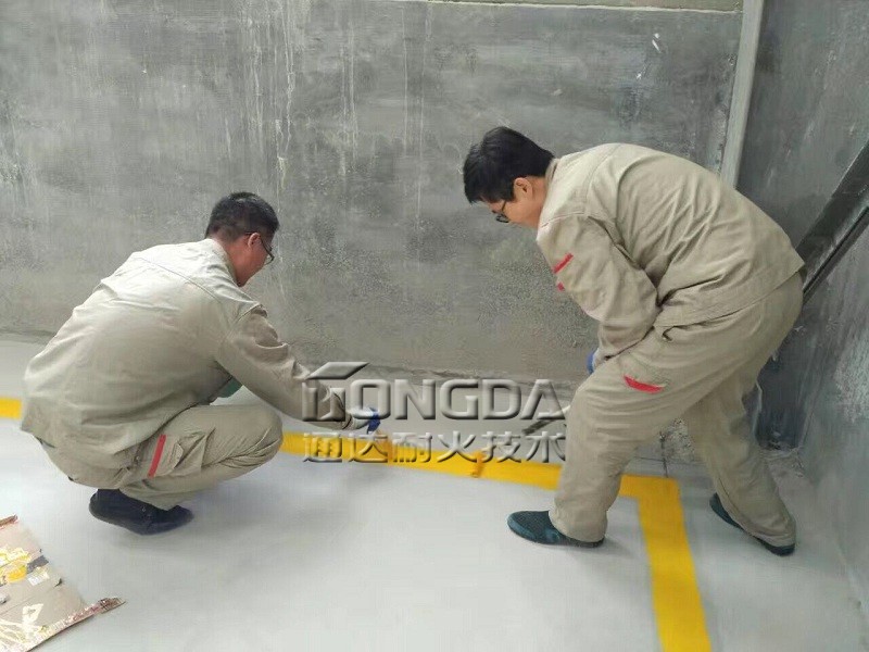 淄博通达在新建库房开展清扫区域定位活动
