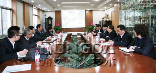 全总机冶建材工会副主席段佑武到金隅通达调研